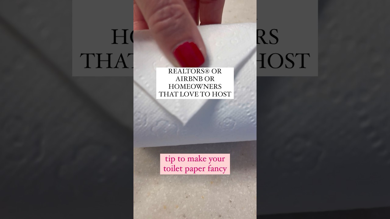 Designer toilet paper adds that touch of sophistication to your Airbnb, guest hosting, or listings!