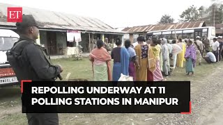 Lok Sabha Elections 2024: Repolling underway at 11 polling stations in Manipur post-violence