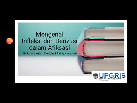 Video: Perbezaan Antara Morfologi Infleksi Dan Derivasional