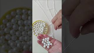 Moti Toran, How to make a Pearl Bandhanwar, #diy #beadedtoran #homedecor #handmadetoran #motitoran