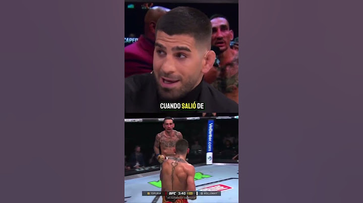 ILIA TOPURIA EXPLICA SU KO A MAX HOLLOWAY #ufc #iliatopuria #maxholloway #elhormiguero