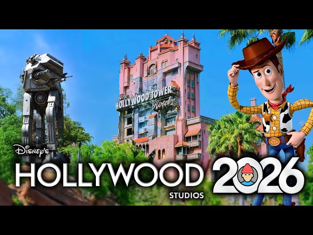 Disney's Hollywood Studios RIDES and ATTRACTIONS 2026 | Walt Disney World