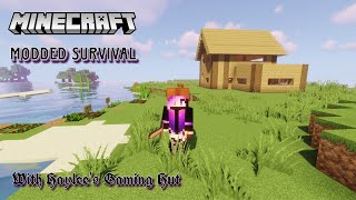 Minecraft Modded Survival | Ep:2 | Tree Chopping, House Building, Seed Planting