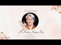 Memorial Service Sayamagyi Klem Kyin Kio Indiana Chin Baptist Church 