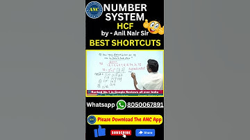 Number System | ‎@AnilNairClasses  | #mathstricks #math #cat2024 #competitiveexams #factors