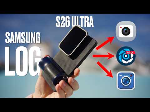 Samsung S26 Ultra Motion Cam Pro vs Blackmagic vs Native Camera Full Comparison Log Test