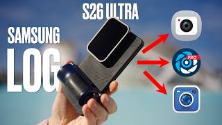 Samsung S26 Ultra Motion Cam Pro vs Blackmagic vs Native Camera Full Comparison Log Test