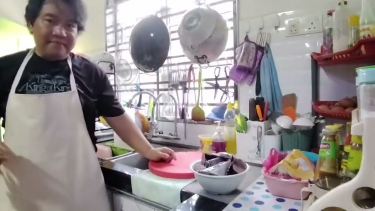 Pulang Dari Market Apai & Indai Bacang Sibuk Di Dapur 
