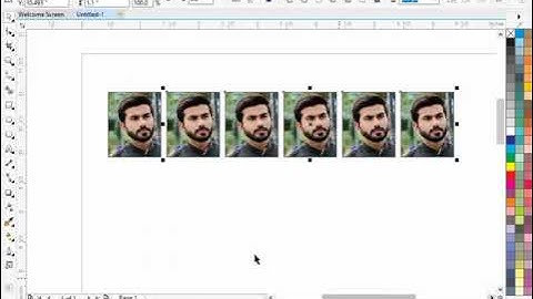 How to Create Passport Size Photos | CorelDRAW Tutorial