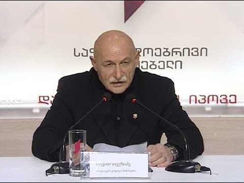 საზოგადოებრივი მაუწყებლის პრესცენტრი - თავდაცვის ყოფილი მინისტრის - დავით თევზაძის ბრიფინგი