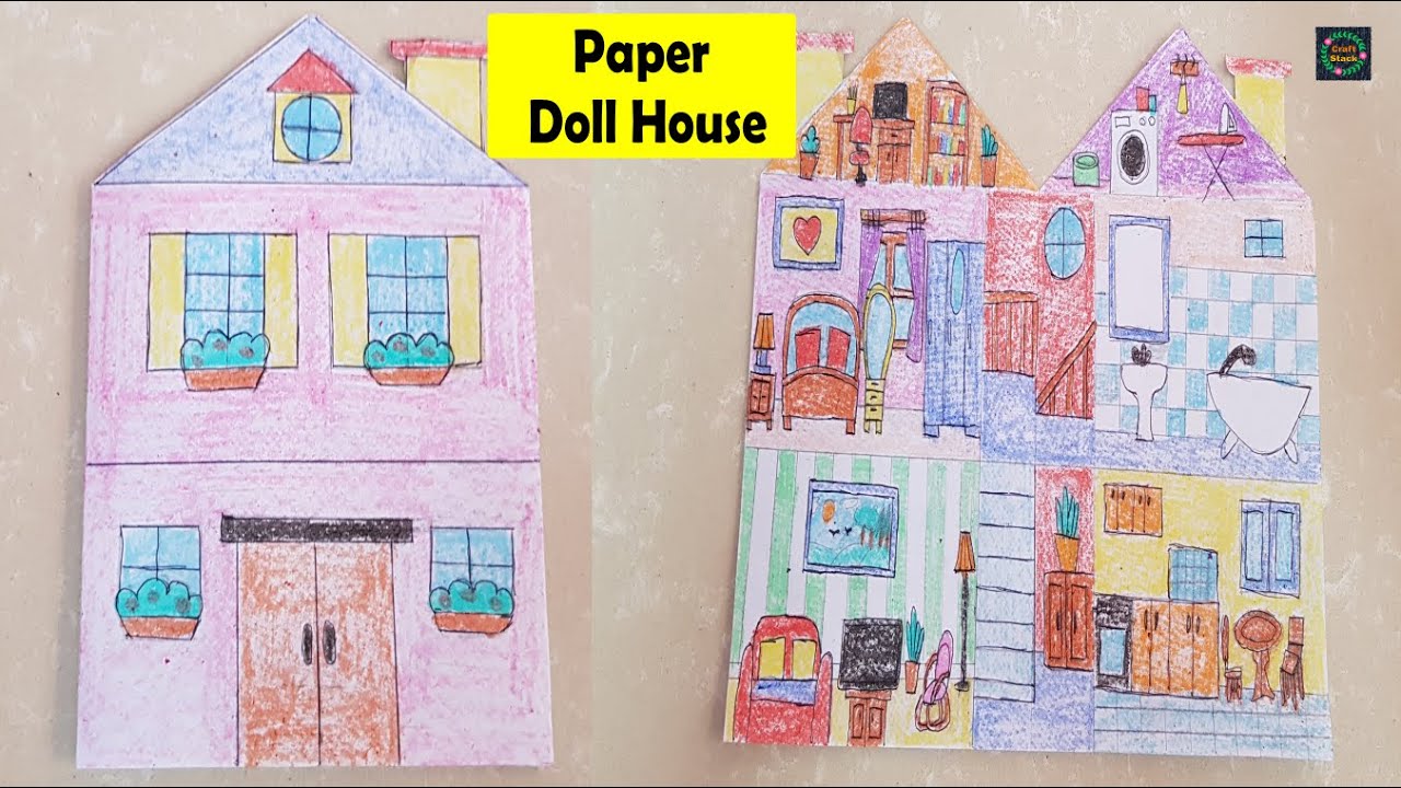 FAMILY PAPER DOLL HOUSE (DIY)