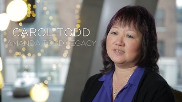 Carol Todd from The Amanda Todd Legacy Society in Port Coquitlam