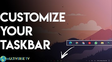 Make Your Taskbar Transparent | Center Icons | Customize It Easily | Windows Tutorial |