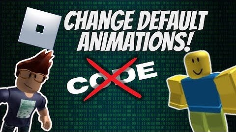 How to Change DEFAULT Animations in ROBLOX (IDLE, WALK, JUMP, ...)
