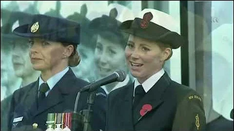 New Zealand National Anthem Rebecca Nelson Gallipoli