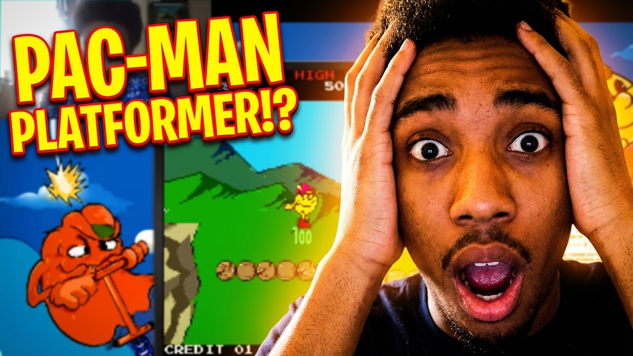PAC-MAN BECOMES A PLATFORMER!?! | Pac-Land Gameplay