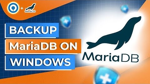 How to backup MariaDB databases on Windows?