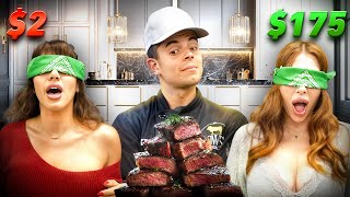 Girls Blind Taste Test Cheap VS Expensive Steak