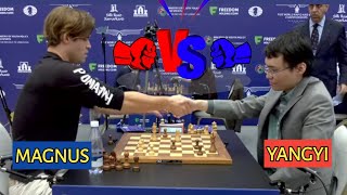 Magnus Carlsen Vs Yu Yangyi Fide World Blitz Chess Championship 2023