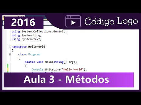 C# Aula 3 - Métodos