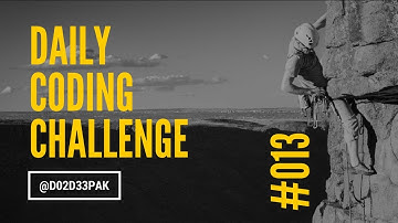 Daily Coding Challenge #013 - GeeksforGeeks Problem [Maximum Staircase]