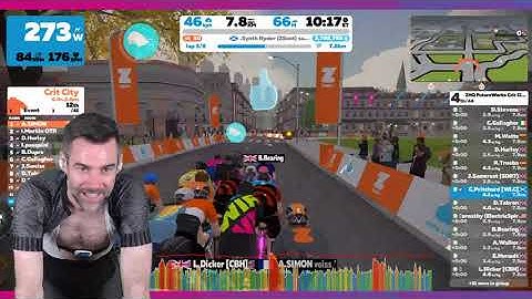 ❄️ SPOILER : I ONLY WENT & WON!!!  LIVE ZWIFT RACE - Crit city
