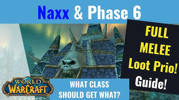 In Depth Naxx & Phase 6 Melee Loot Prio Breakdown