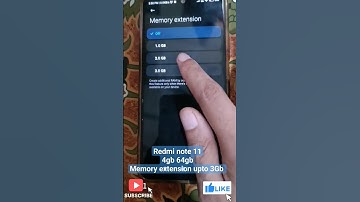 Redmi Note 11 4gb 64gb after miui14 update memory extension upto 3GB #viral #shorts #trending #video