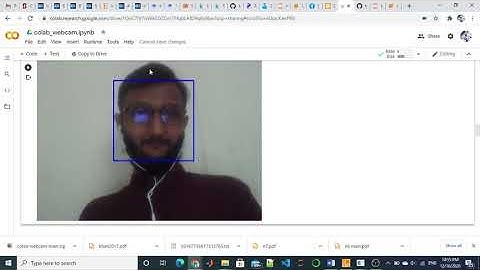 Accessing local webcam within Google Colab on Images and Videos | face detection for image and video