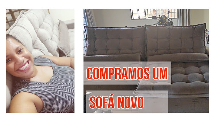 Comprei um sofá novo🙂