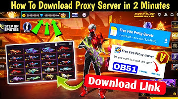 How To Download Proxy Server Free Fire ☠️🔥 || Proxy Server Kaise Download Karen