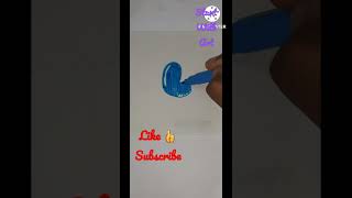 How to draw bubble letter L | #fyp #trending #viralshorts