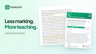 Introducing GradingPal — AI Grading With Feedback in Your Style