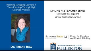 K12 Online Teaching Webinars: High Leverage Practices