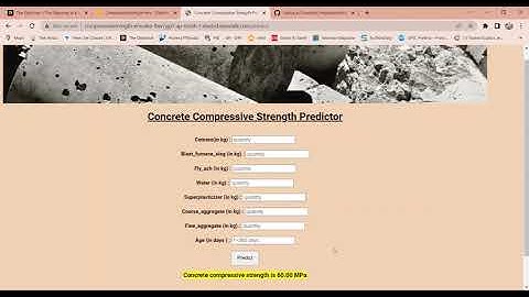 Concrete Compressive Strength Prediction Using Machine Learning