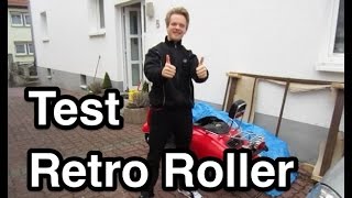 Test Benzhou Retroroller Retro Roller Motorroller Retro Crusier