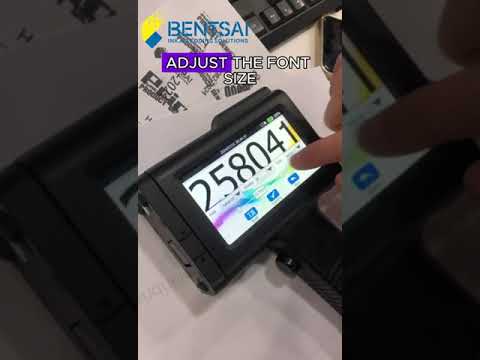Tailored made demo for customer | print variable 2D codes, S/N, GTIN numbers using Bentsai B3.