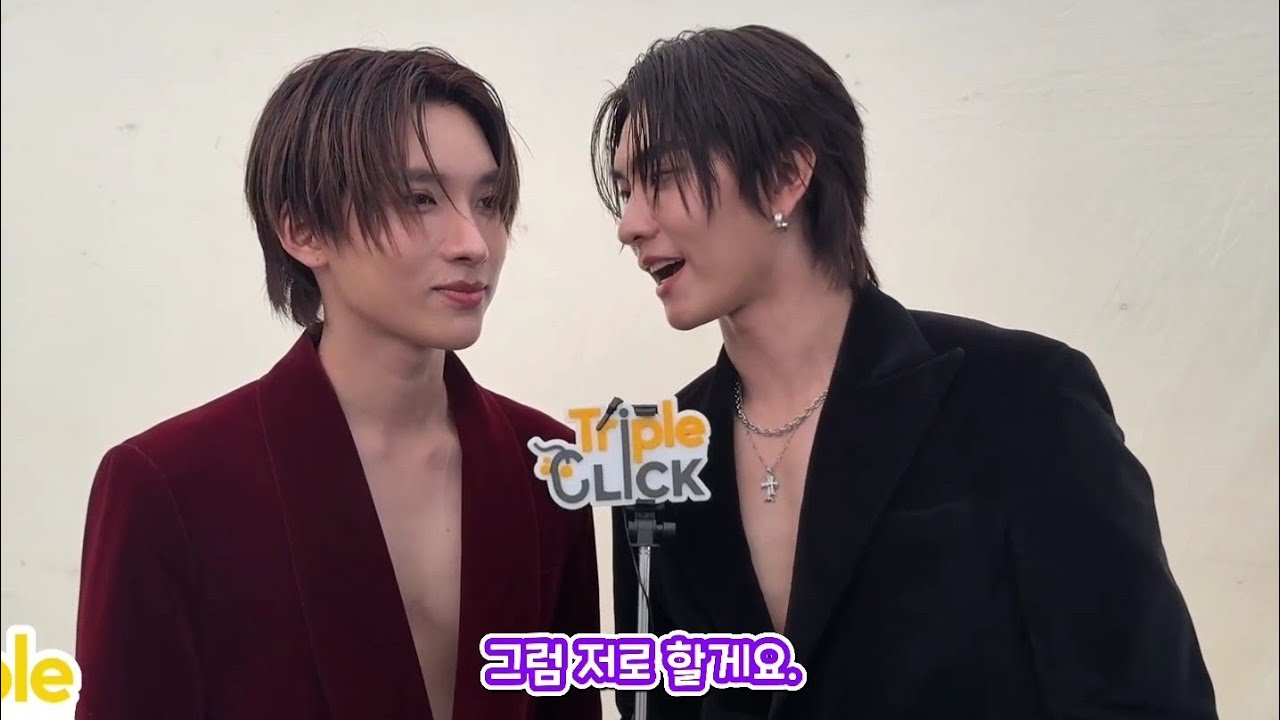 《 tripleclick 인터뷰 일부 》 #보스노을 - 한글 자막 (Eng sub)