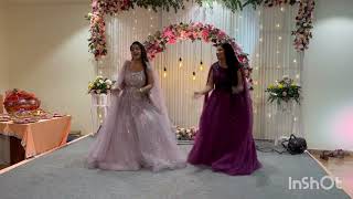 Bride And Bride Sisters Easy Dance Steps O Jiji Song Vivah Movie Ll Engagement Day Performance