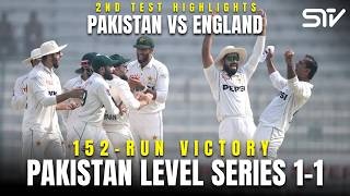 Pakistan Beat England By 152 Runs | 2nd Test Full Highlights | Multan 2024 | PCB | M3L1K