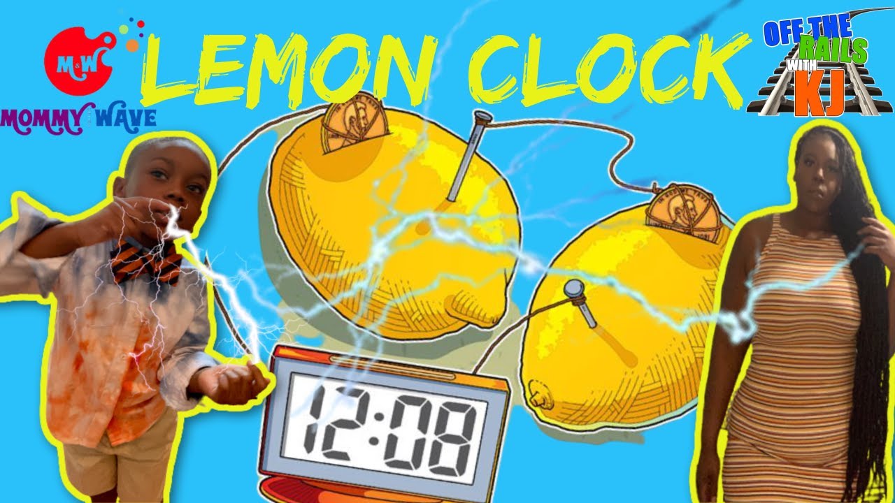 How To Make A Lemon Clock YouTube