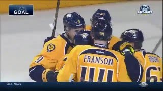 Game #1096 Montréal Canadiens @ Nashville Predators 2-3 (OT) Highlights (24.03.2015)