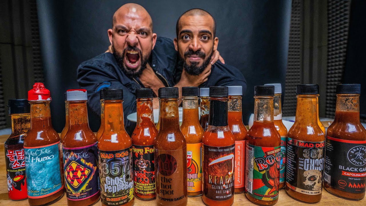 تحدي احررر شطات العالم - والعقاب؟؟؟ 🌶 The Hottest Hot Sauces In The World