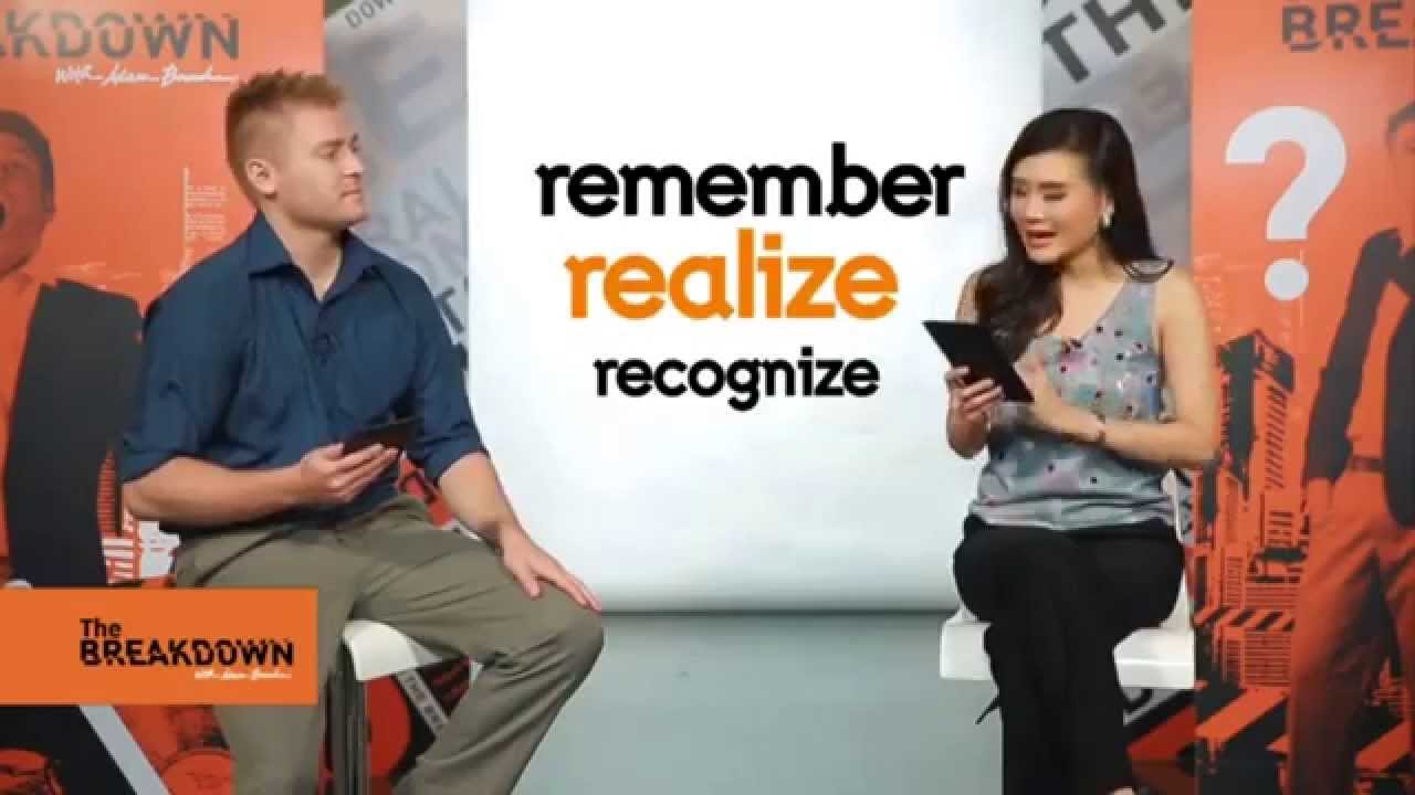 Remember, Realize กับ Recognize ใช้ยังไง