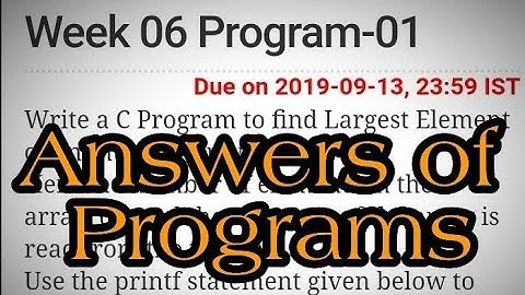 #my_short_trick   Problem Solving through programming in C || Week - 6 , Program - 1