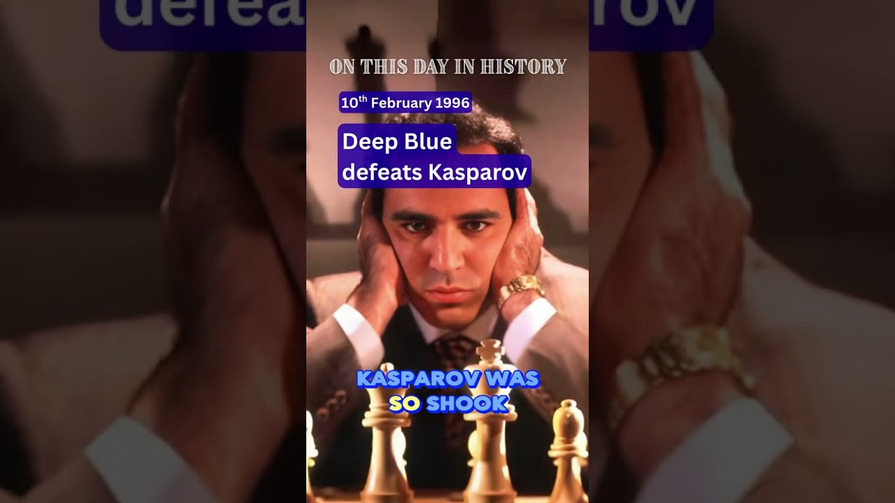 February 10th #onthisday in #history - AI Deep Blue beats World Chess Champ Kasparov for 1st time!