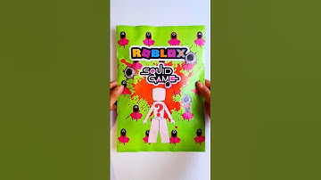 🦑Squid game3 roblox blind bag #unboxing #blindbag #diy #squidgame3 #netflix #craft #asmr  #roblox