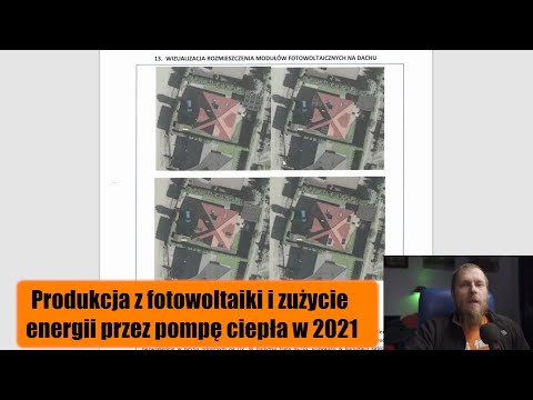 Produkcja PV i zużycie energii przez pompę ciepła NIBE F2120 w 2021, dywagacje o PV/PC vs ekogroszek