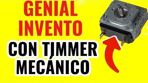 ✅️GENIAL IDEA CON TIMMER MECANICO DE HORNO ELECTRICO 
