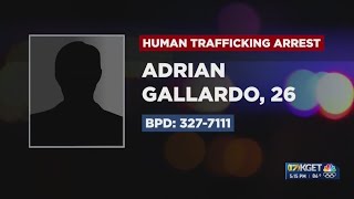 Man arrested on human trafficking, child porn offenses